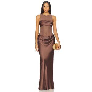 NBD | Dresses | Nbd Divya Maxi Dress Patchwork Multi Ruffle Georgette Size  Medium | Poshmark